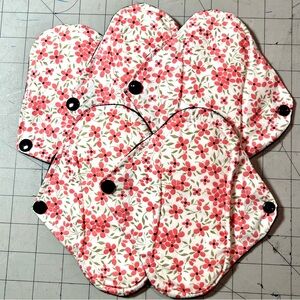 Heavy Absorbency Teen Cloth Pads with Zorb and PUL, Cloth Pads Canada 6 inch
